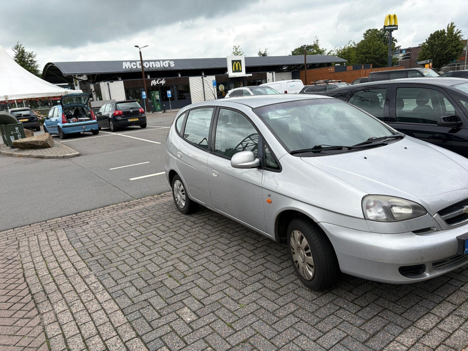 Chevrolet Tacuma 1.6 2005 Grijs foto volgen koppakking lekt, Auto's, Chevrolet, Voorwielaandrijving, Origineel Nederlands, 1200 kg