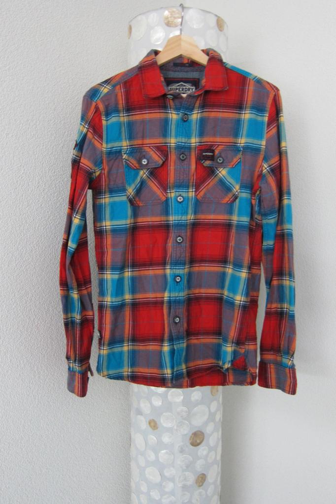 Superdry houthakkers overhemd super dry classic fit m, Overige kleuren, Zo goed als nieuw, Schipluidenlaan 20 5035KJ Tilburg, Merkfreak