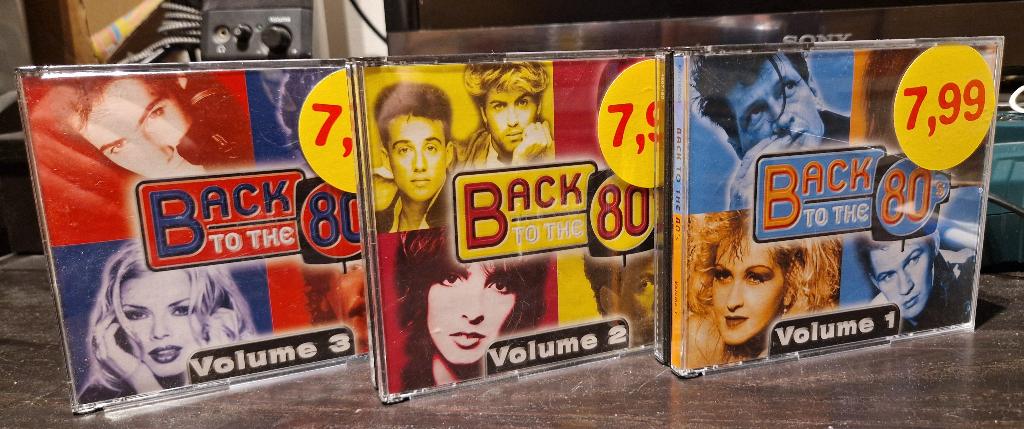 Back to the '80 dubbel cd's deel 1,2,3., Cd's en Dvd's, Ophalen, Zo goed als nieuw, Pop