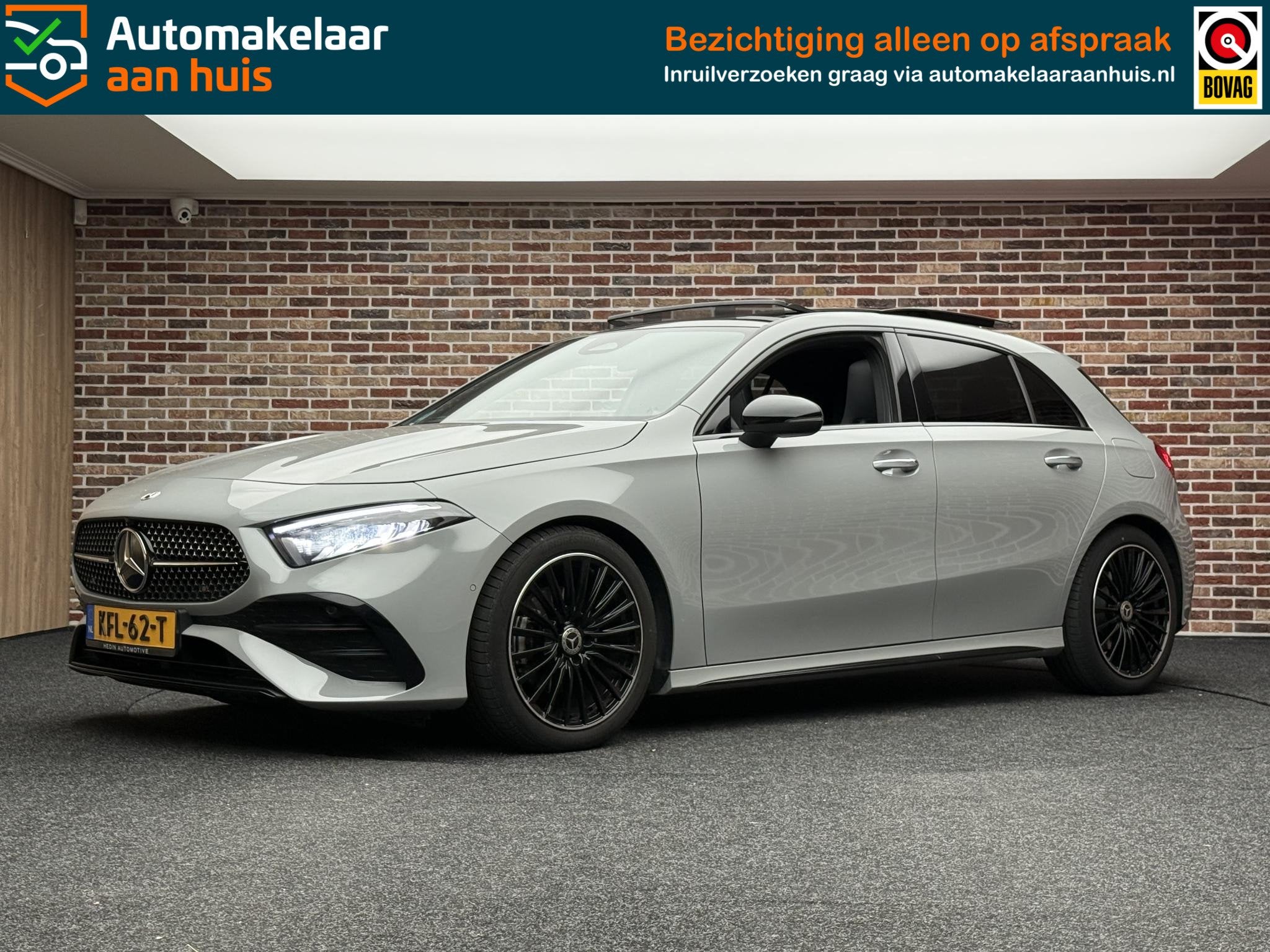 Mercedes-Benz A-klasse 200 AMG Line, Gebruikt, 4 cilinders, 163 pk, Automatische klimaatregeling