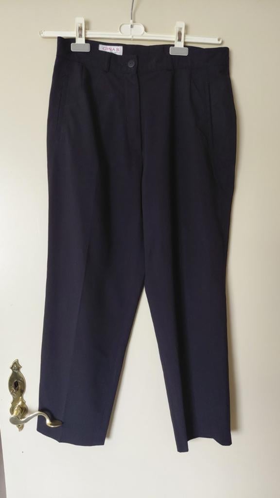 Dames pantalon van Gina B by Heinddemann mt 40  korte lengte, Kleding | Dames, Ophalen of Verzenden, Maat 38/40 (M), Zwart, Kort