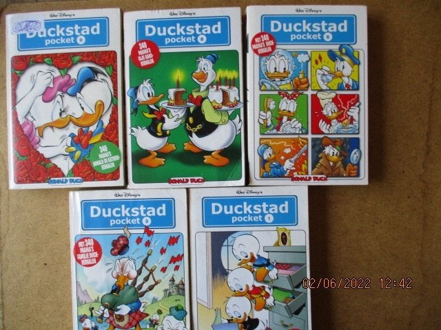 adv6656 donald duck duckstad pocket, Eén stripboek, Ophalen, Gelezen