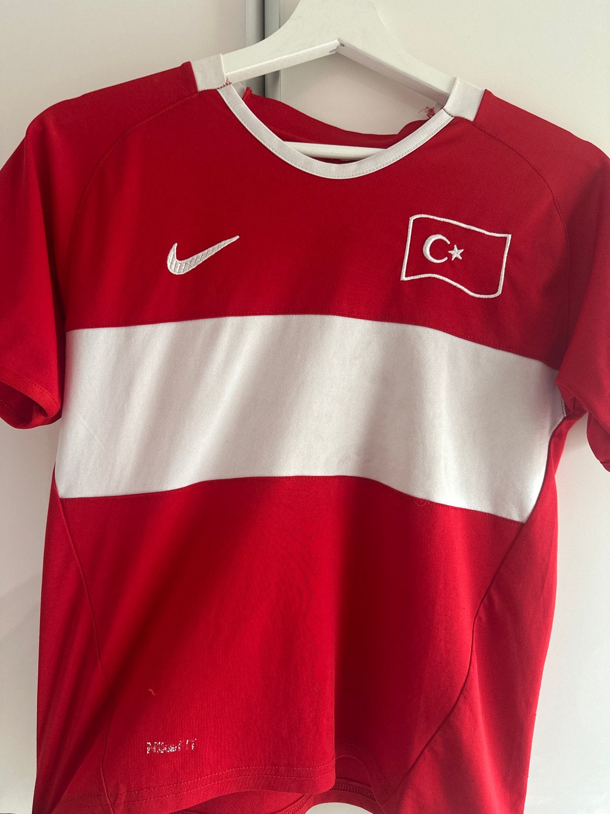 Turkije voetbalshirt Nike rood wit maat 164, Meerkleurig, Overige maten, Ophalen of Verzenden, Voetbal