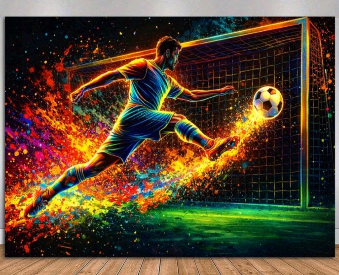 Prachtig voetbal wk decordoek 1.5 mtr breed lees advertentie, Ophalen of Verzenden
