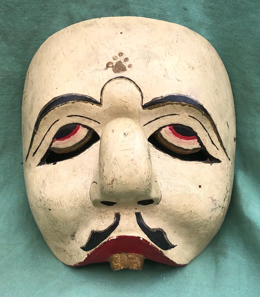 Topeng Pentul masker Indonesië, Antiek en Kunst, Hout, Masker, Ophalen of Verzenden, Indonesië