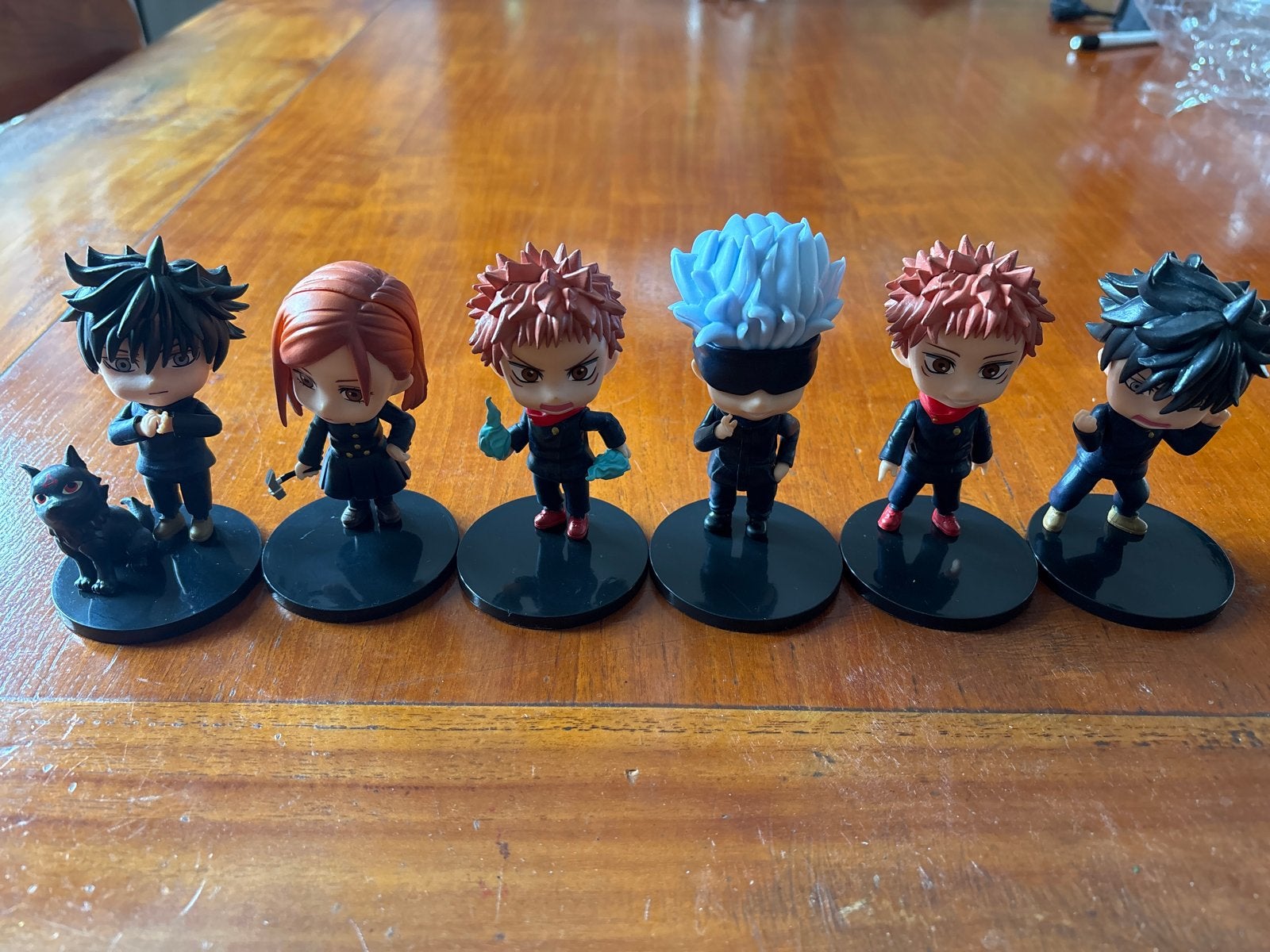Jujutsu Kaisen Chibi Figuren Set - 6 stuks, Verzamelen, Poppetjes en Figuurtjes, Ophalen of Verzenden, Nieuw