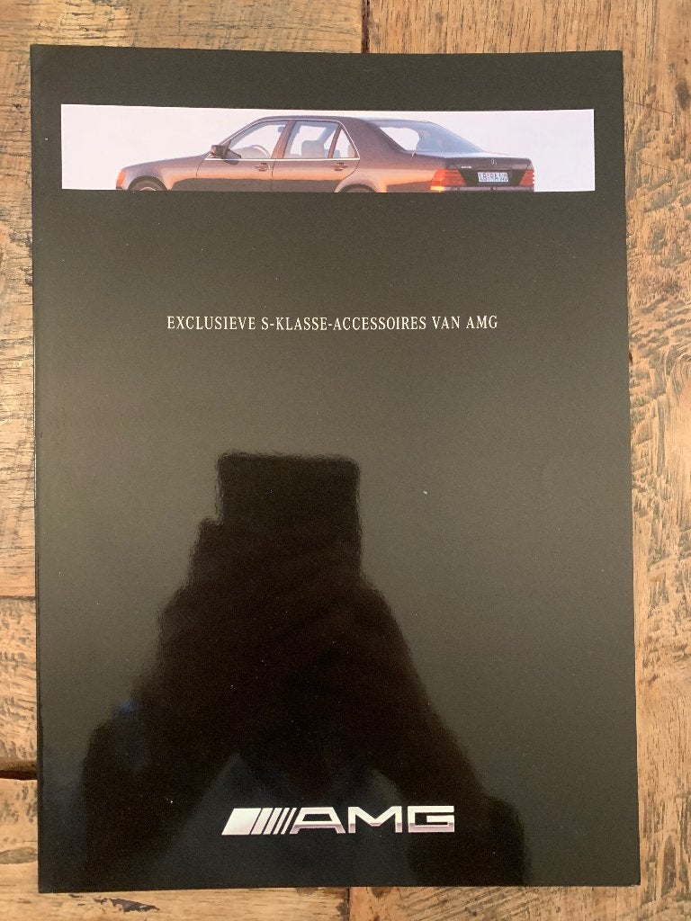 Folder brochure Mercedes-Benz accessoires AMG S-klasse W140, Boeken, Ophalen of Verzenden, Nieuw, Mercedes, Mercedes-Benz