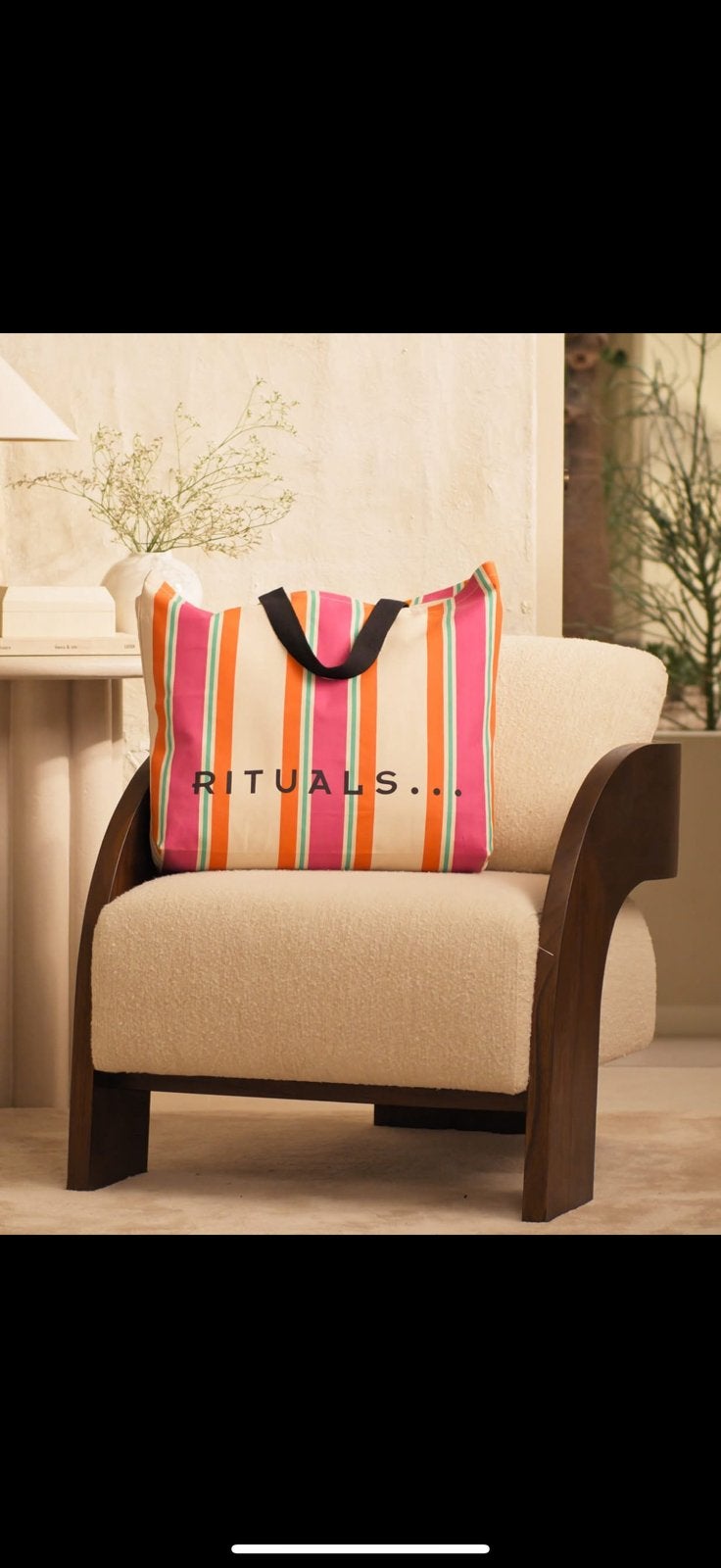 Rituals tas shoppertas strandtas nieuw, Ophalen of Verzenden, Nieuw, Minder dan 35 cm