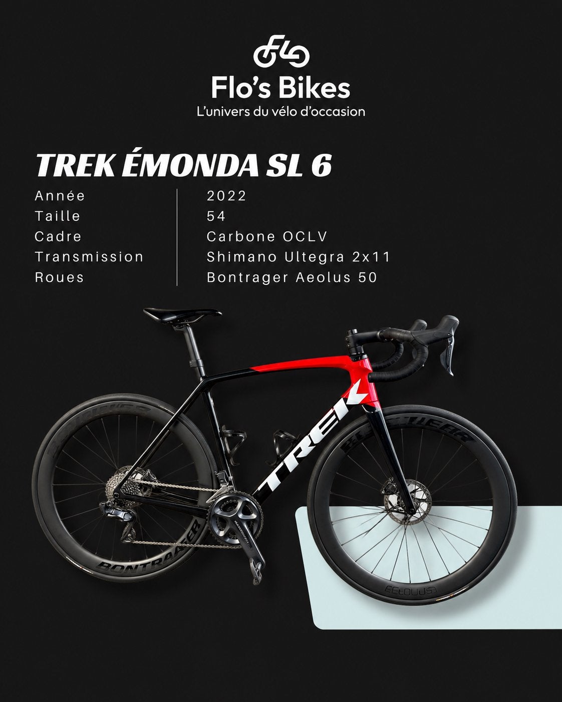 Trek Émonda SL 6 2022 - Carbon racefiets (Maat 54)