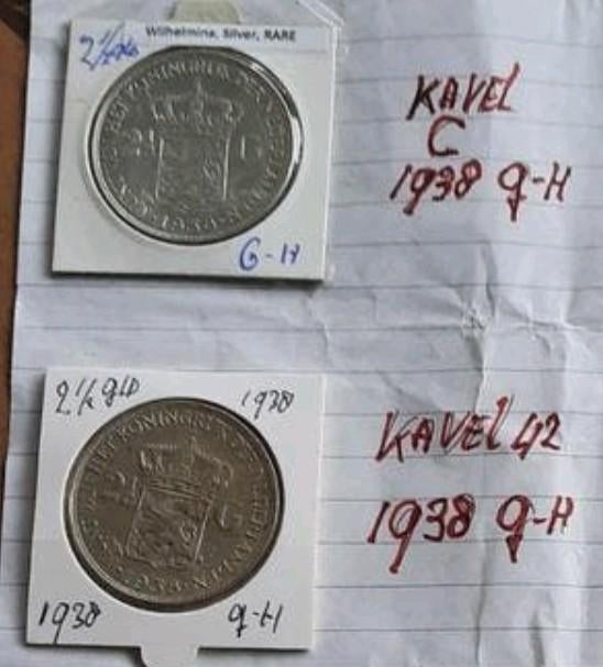 RIJKSDAALDER WILHELMINS 1938 GROF HAAR MELD NR OF LETTER, Verzenden, Zilver, Koningin Wilhelmina, Losse munt