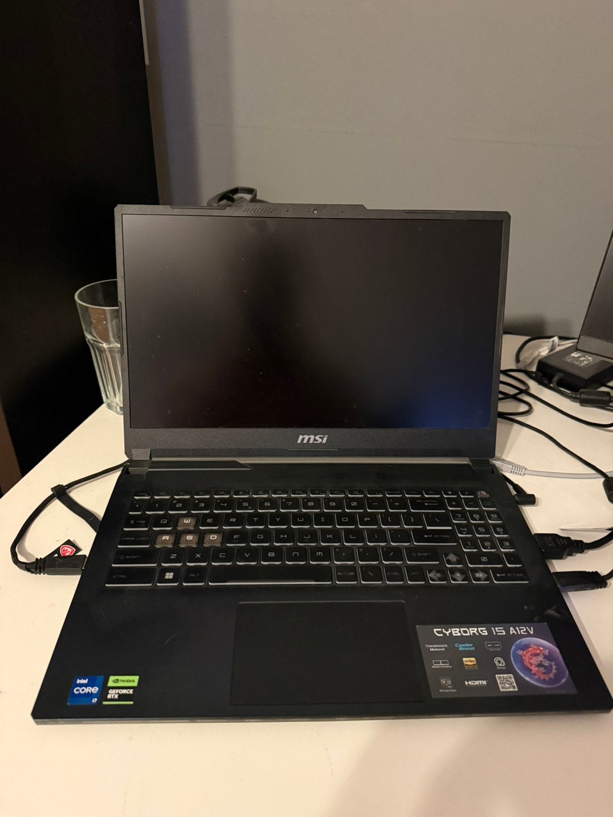 MSI Cyborg 15 A12V gaming laptop, Minder dan 8x, Zo goed als nieuw, Geheugenkaart, Ophalen