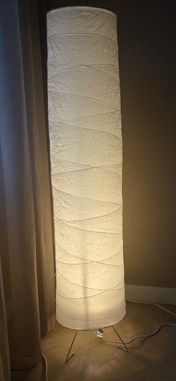 IKEA Holmö Vloerlamp - Sfeervolle Verlichting 3 stuks, Ophalen, Gebruikt, Modern, Minimalistisch, Scandinavisch, E27 (groot)