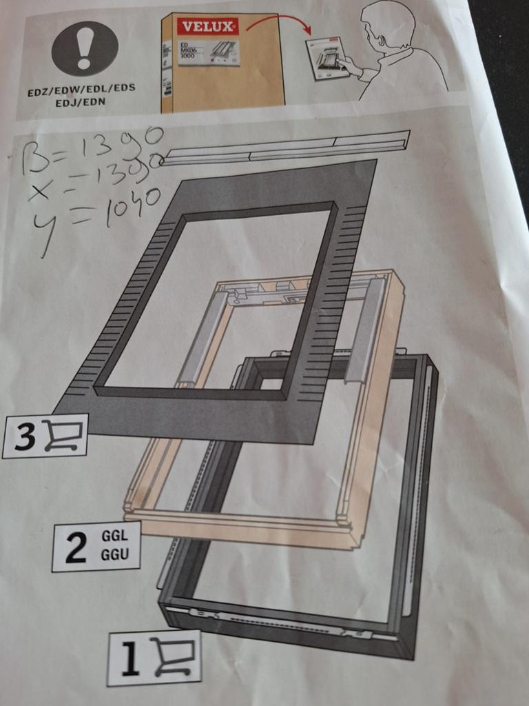 Velux Dakraam GGL- Nieuwstaat, Ophalen, 80 tot 120 cm, Zo goed als nieuw, 120 tot 160 cm