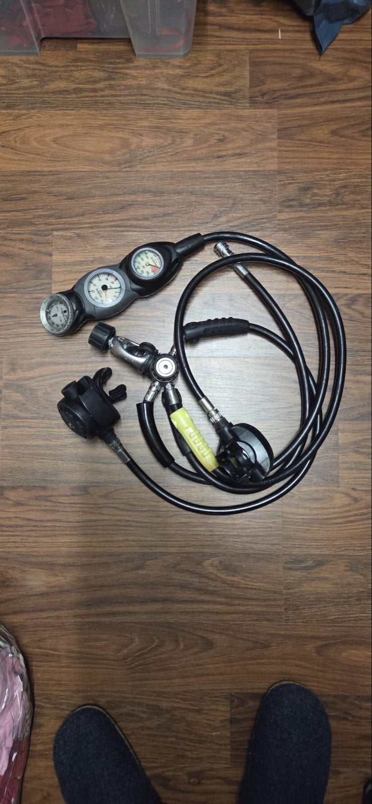 Automatenset duikuitrusting - Scubapro R390 & Suunto, Ophalen of Verzenden, Gebruikt, Overige typen