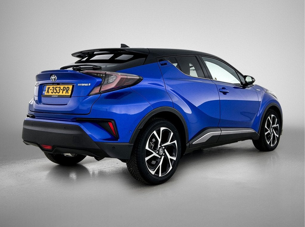 Toyota C-HR 1.8 Hybrid Bi-tone Plus | Dealer onderhouden | J, 12 maanden, 4 cilinders, Blauw, Automatische klimaatregeling