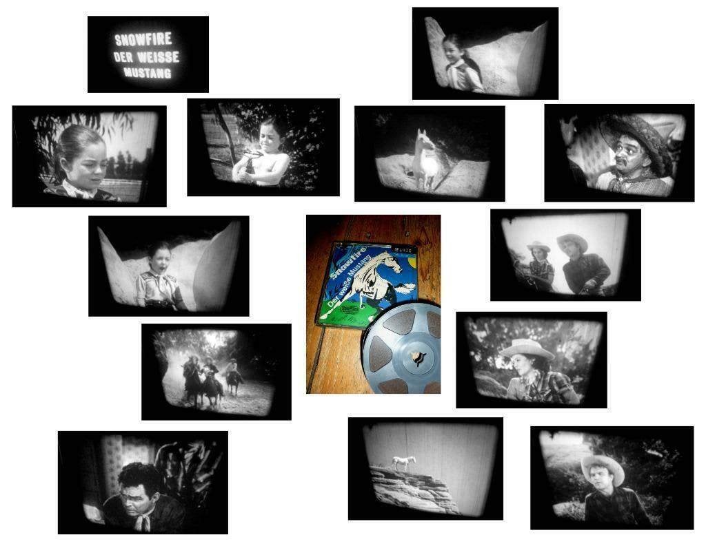 8mm film - Snowfire - 1958 -70mtr - zw/w - geluid -, Audio, Tv en Foto, Ophalen of Verzenden, 8mm film