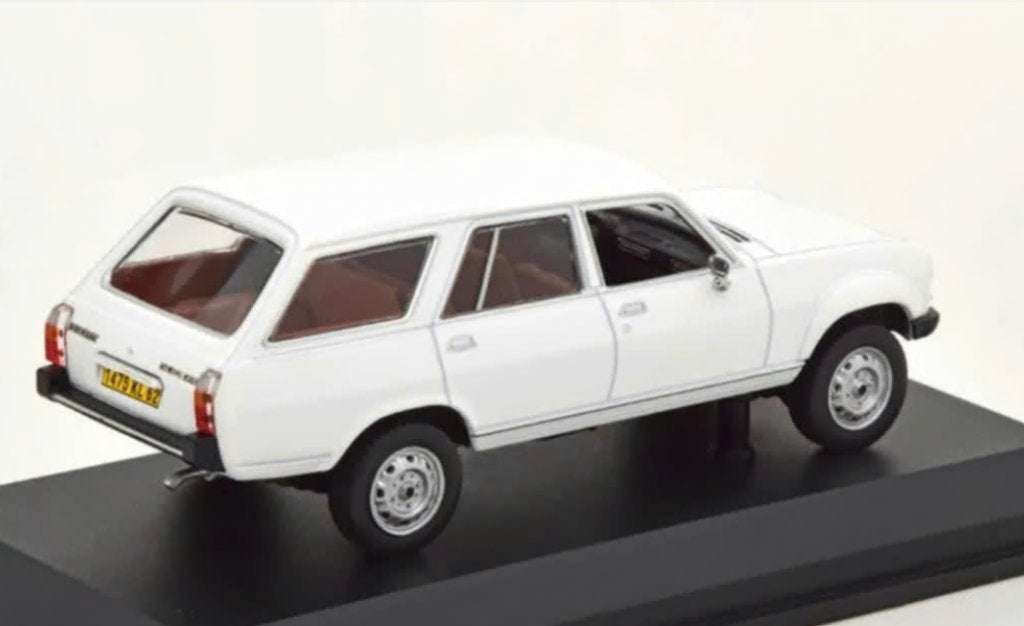 Peugeot 504 Break Dangel 1980 Wit 1/43 NOREV ref: 475443, Ophalen of Verzenden, Nieuw, Auto, Norev
