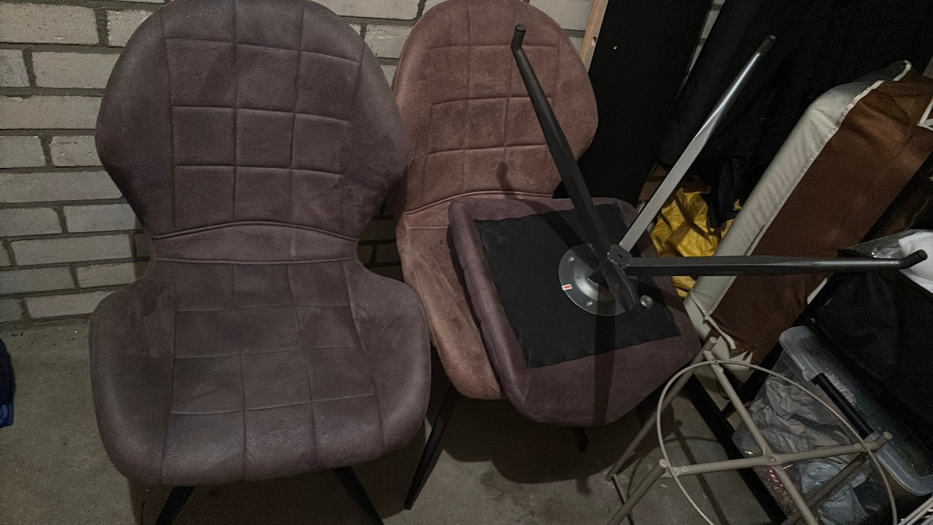3 stoelen 2 bruine 1 cognac kleur, Auto-onderdelen, Interieur en Bekleding, Ophalen of Verzenden, Nieuw