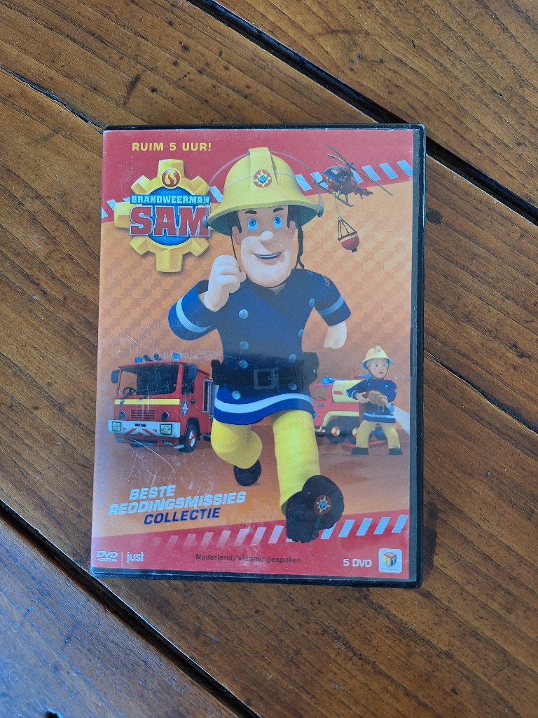 3 DVD Brandweerman Sam, Alle leeftijden, Ophalen of Verzenden, Zo goed als nieuw, Tv-serie