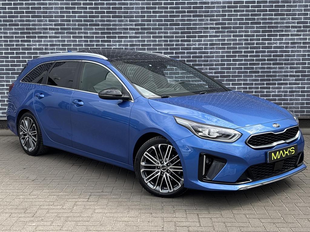 Kia Ceed SportsWagon 1.4 T-GDI GT-PlusLine | Panoramadak | A, Auto's, Kia, Adaptive Cruise Control, Euro 6, 4 cilinders, Blauw