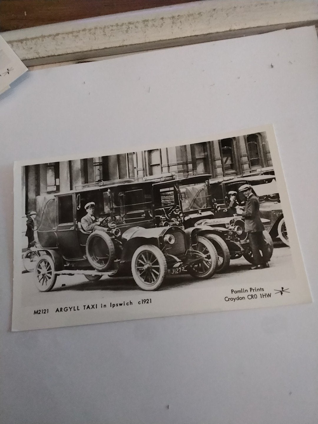 Oude ansichtkaart Argyll Taxi Ipswich c1921, Ophalen of Verzenden, Voor 1920, Ongelopen