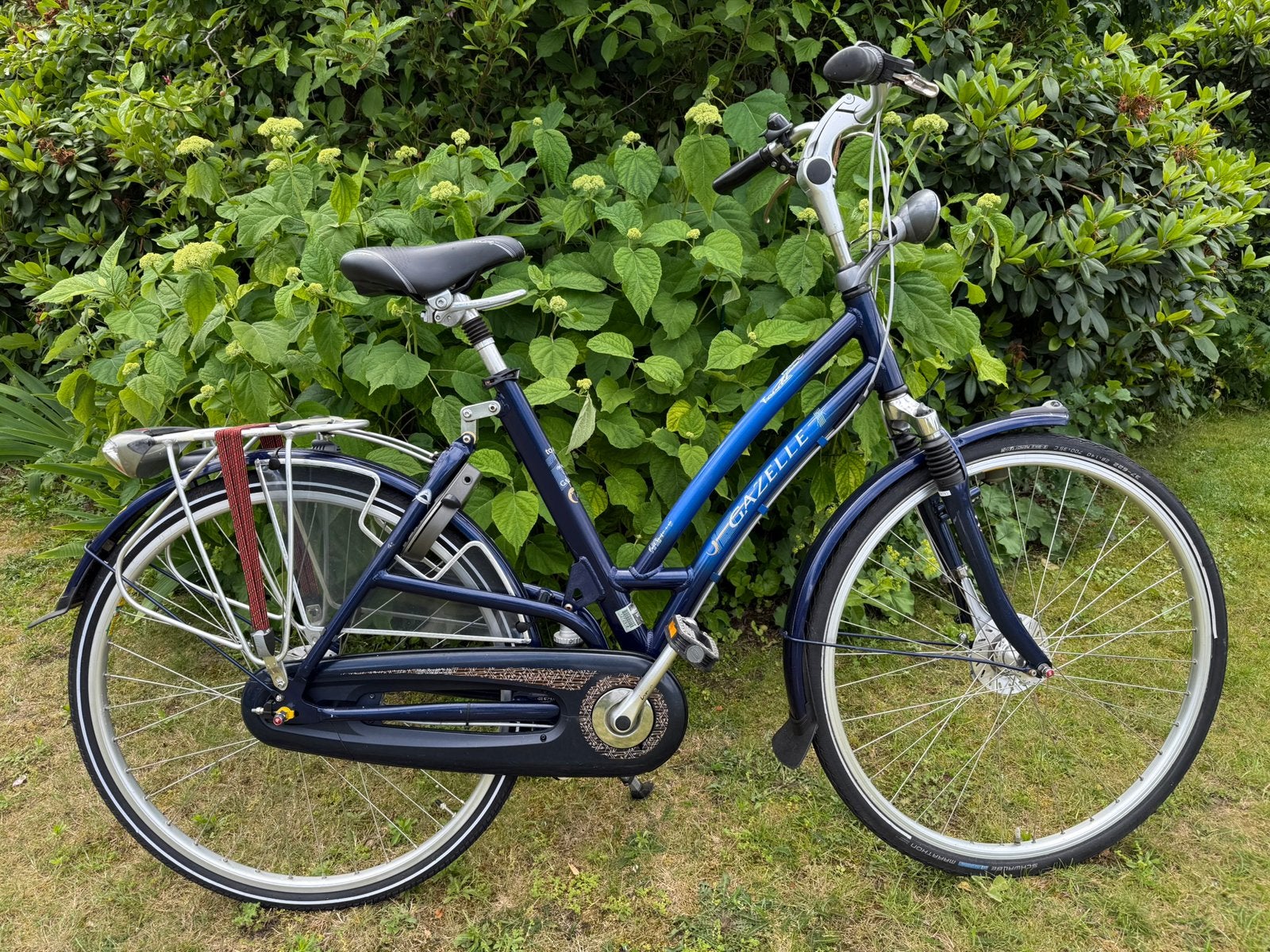 Gazelle Touché damesfiets ,vering in frame ,voorvork,zadel, Fietsen en Brommers, Ophalen, Gebruikt, Gazelle, Versnellingen