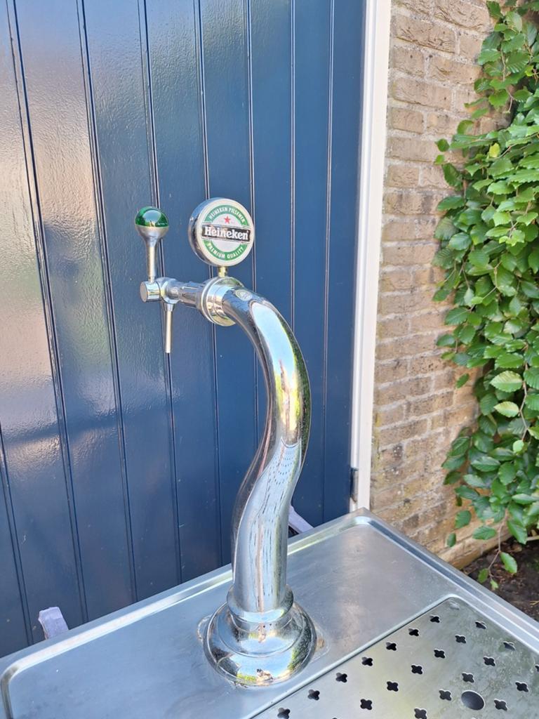 Biertap Heineken lekblad 60x50 tapblad mancave thuisbar, Witgoed en Apparatuur, Thuistaps, Ophalen of Verzenden, Overige merken
