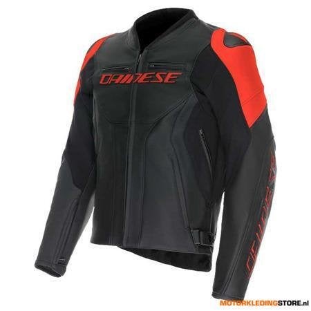 Dainese Racing 5 leren motorjas, Zwart-Rood, Motoren, Ophalen of Verzenden, Nieuw met kaartje