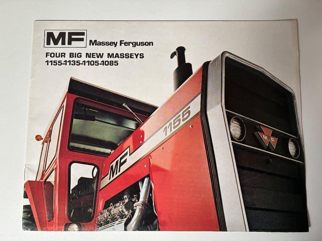 Massey Ferguson oa1135 1155 trekker tractor folder brochure, Ophalen of Verzenden, Gelezen