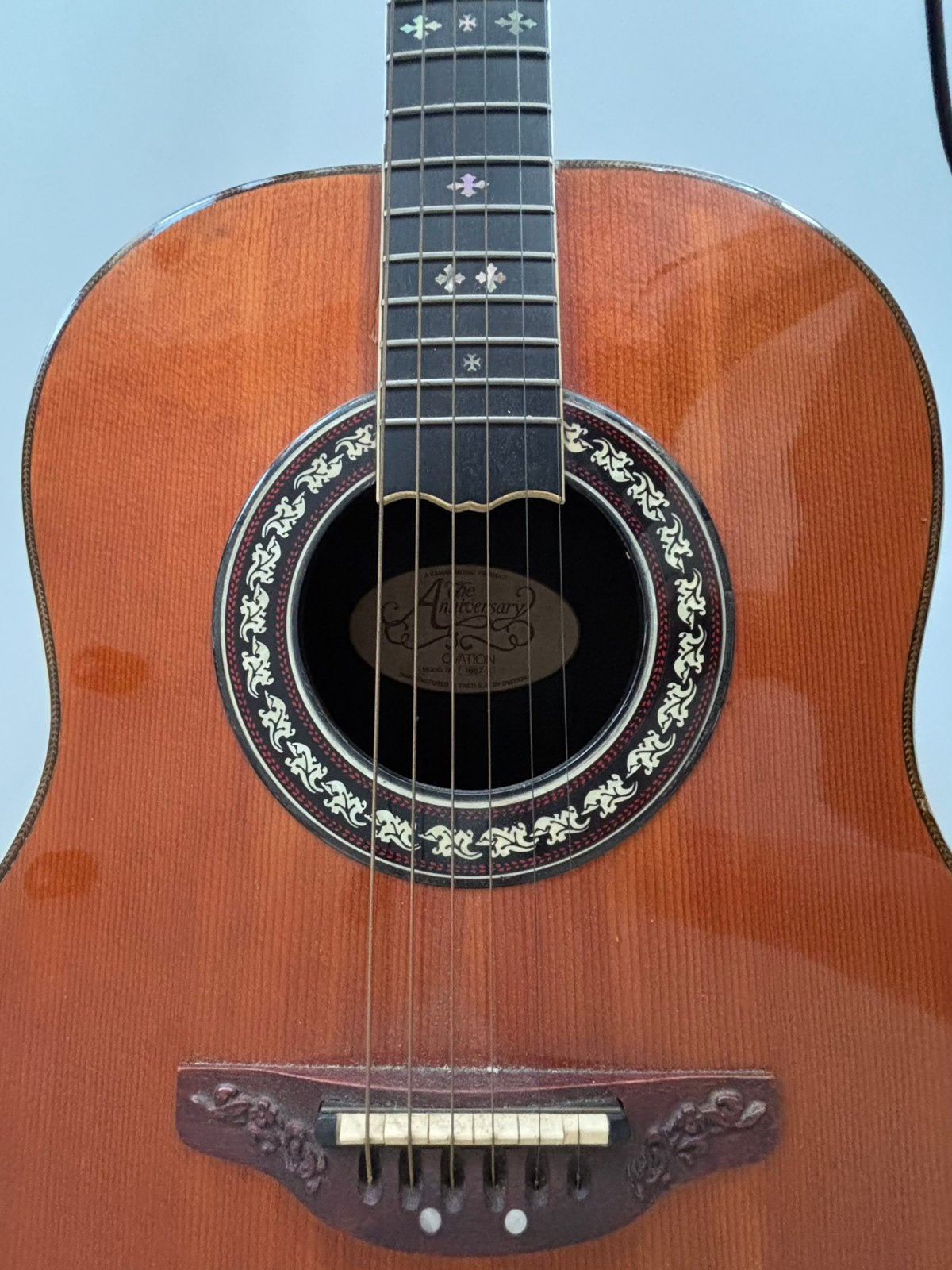 Ovation 10th Anniversary 1981 1657 Balladeer, Ophalen, Gebruikt, Western- of Steelstringgitaar