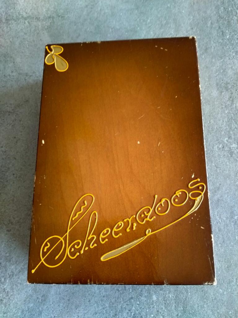 Vintage Scheerdoos met Inhoud - Compleet en Authentiek, Ophalen of Verzenden