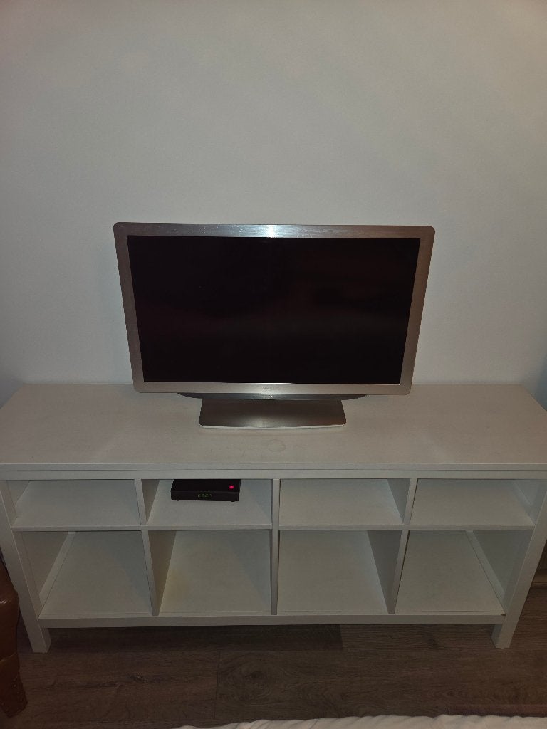 Wit dressoir vakkenkast wandtafel haltafel Ikea, Ophalen, Zo goed als nieuw, 25 tot 50 cm, Overige houtsoorten