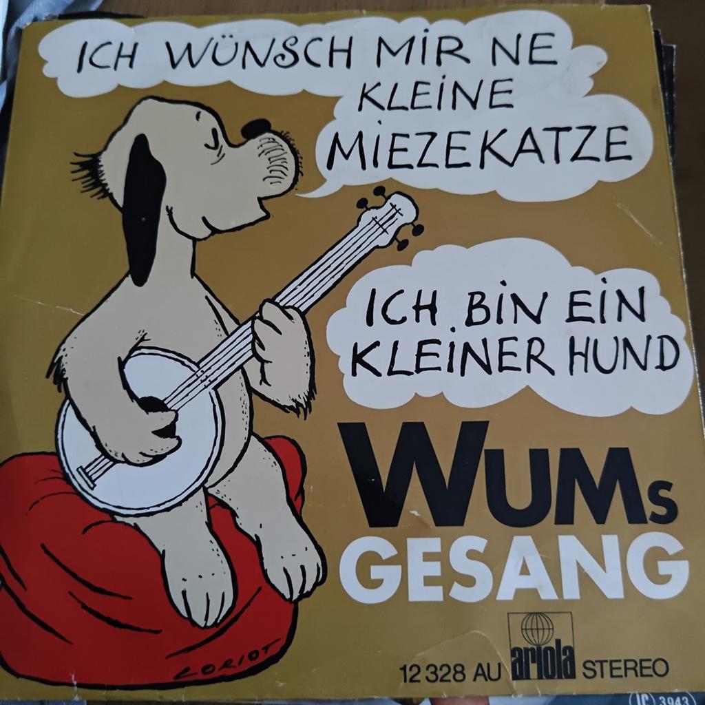Wums Gesang - Ich Wünsch Mir Ne Kleine Miezekatze, Ophalen of Verzenden, 1970 - 1979, Gebruikt, 7 inch
