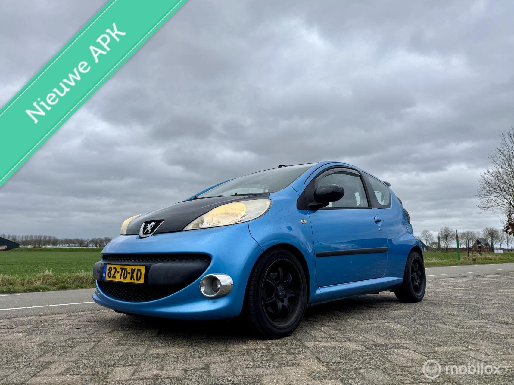 Peugeot 107 1.0-12V XS, BJ 2006, Zuinig, APK Apr 2027, NAP, Auto's, Voorwielaandrijving, Elektrische ramen, Gebruikt, 765 kg
