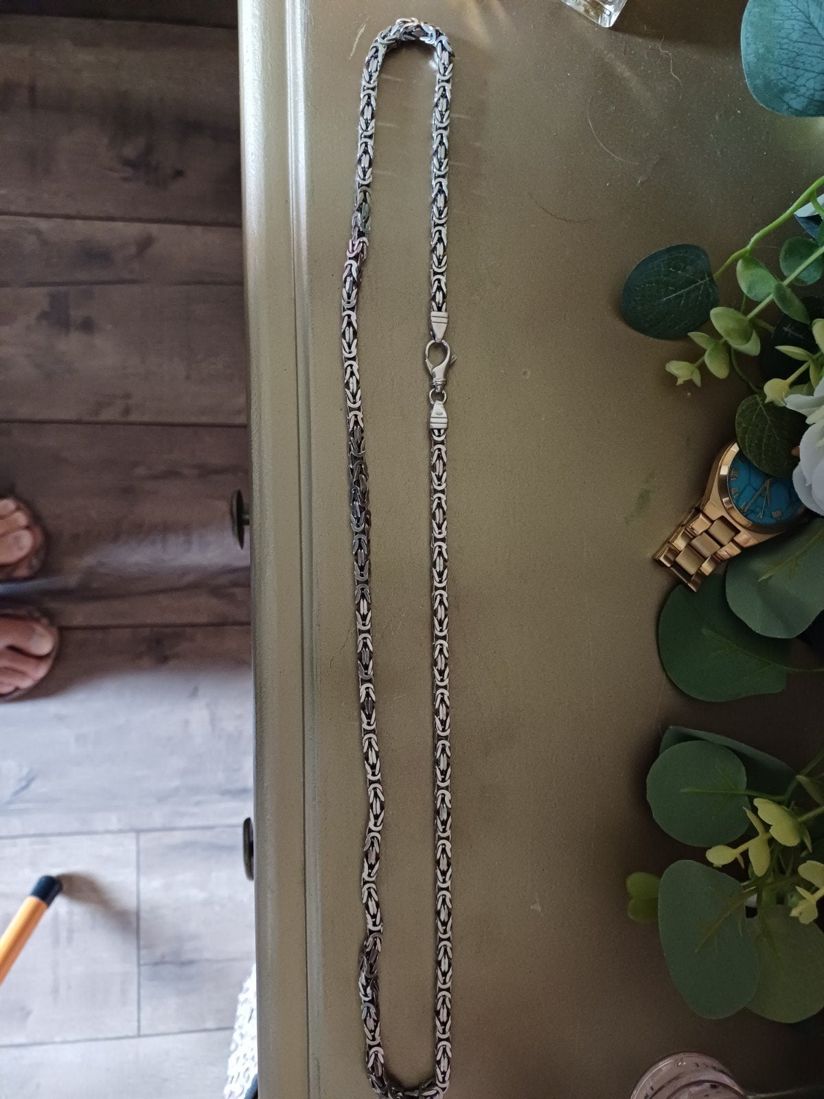 Mooie Zilveren KoningsKetting Nieuw, Ophalen of Verzenden, Nieuw, Zilver, Zilver