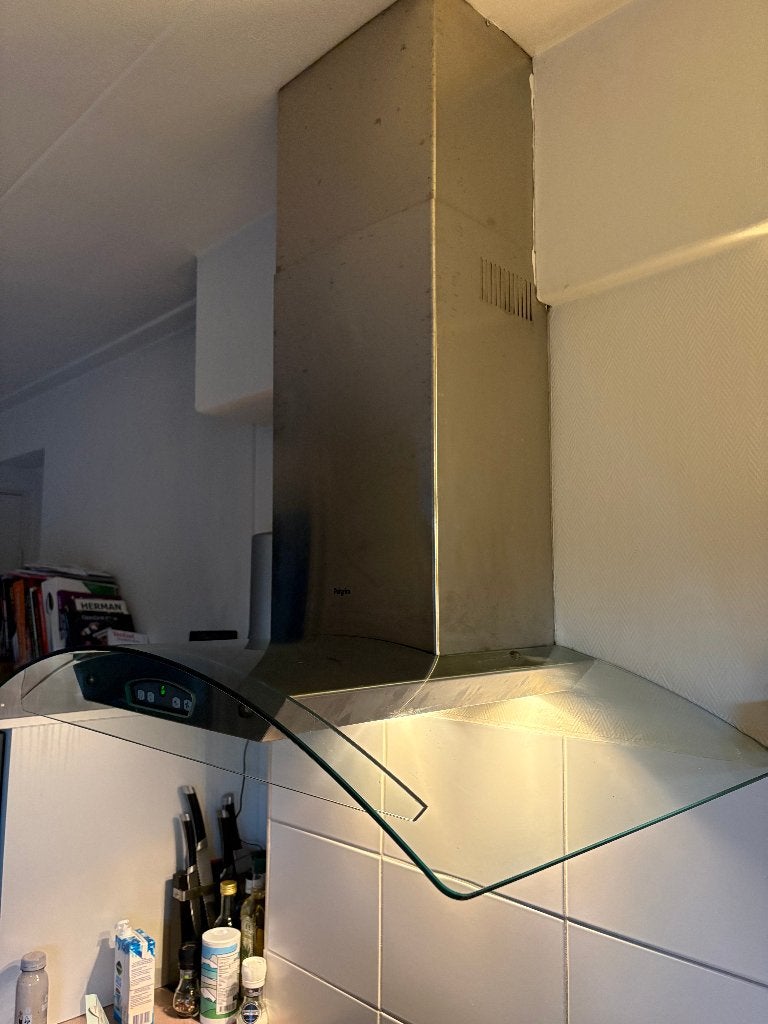 Pelgrim Afzuigkap RVS, Ophalen, Gebruikt, 200 tot 400 m³ per uur, Wandschouwkap