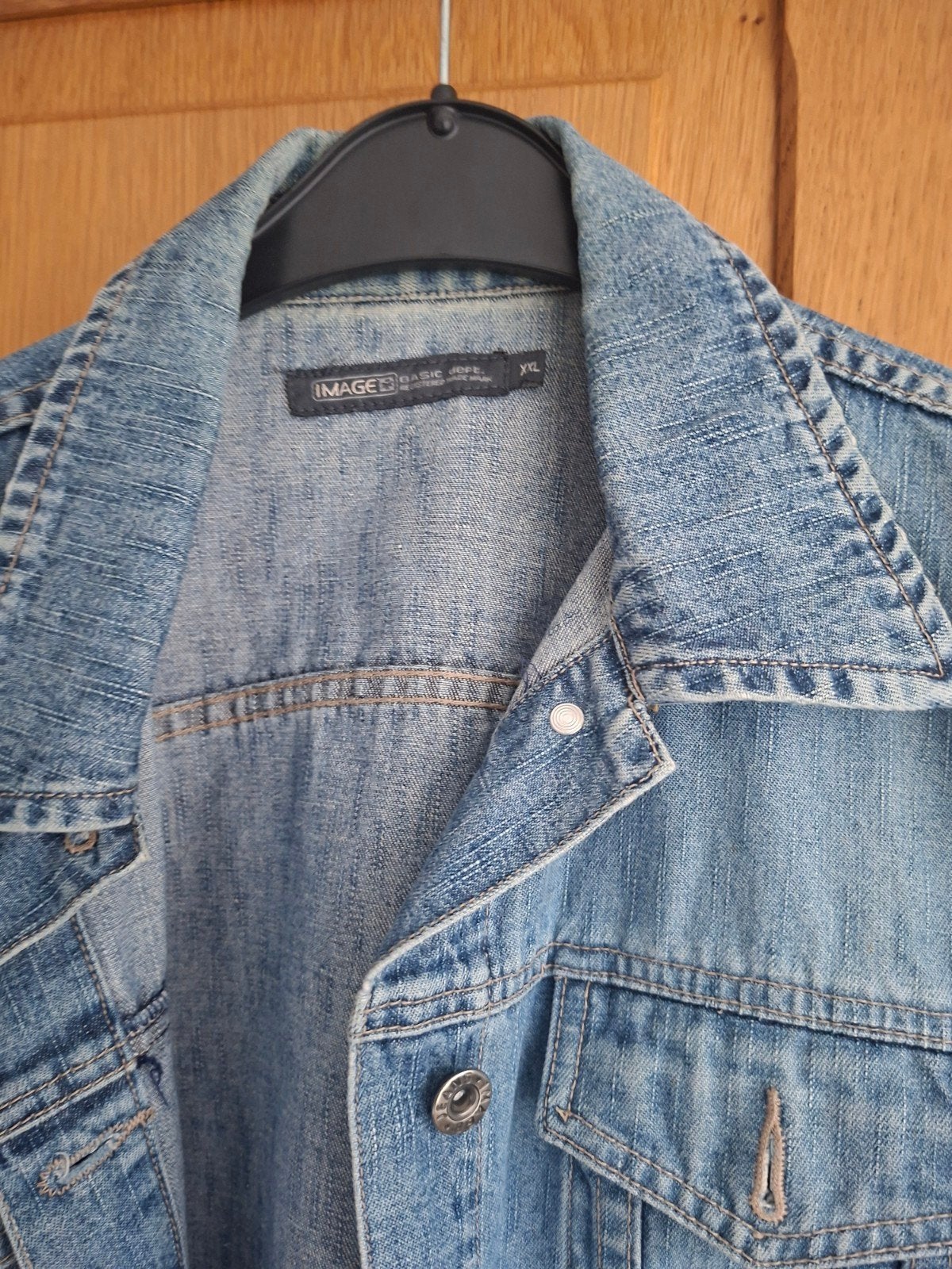 Spijkerjasje maat xl   15 euro, Ophalen of Verzenden, Gedragen, Maat 46/48 (XL) of groter, Blauw