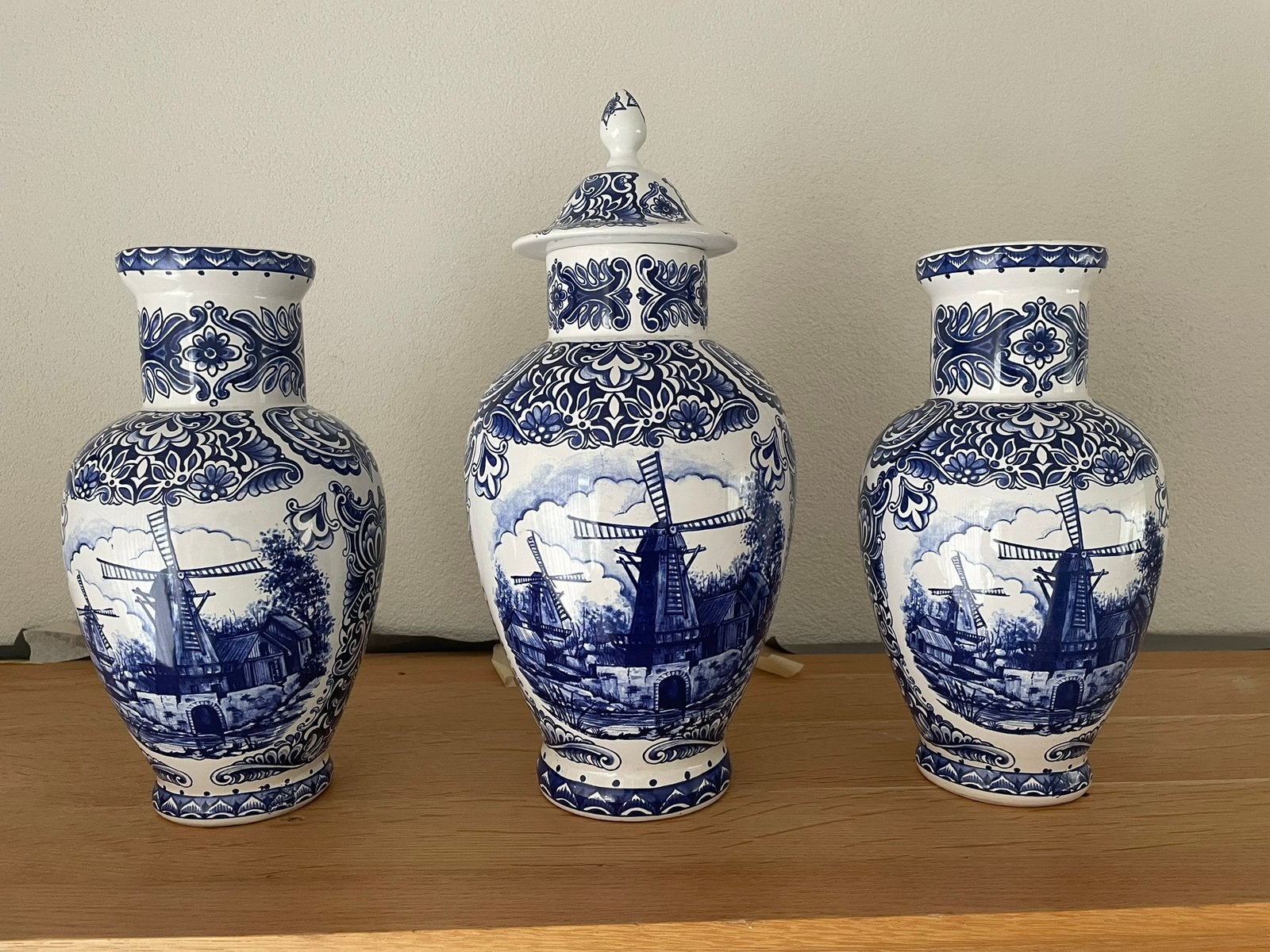 Delfsblauwe vazen, Antiek en Kunst, Ophalen