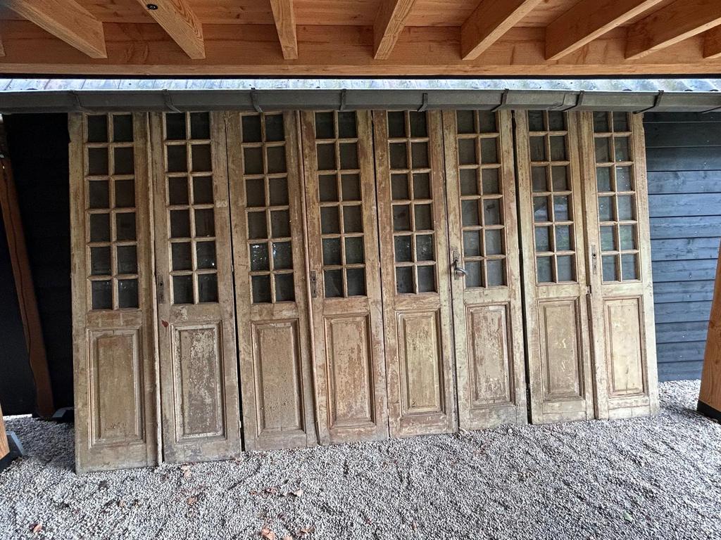 Antieke deuren, Franse deuren, oude paneeldeuren,, Doe-het-zelf en Verbouw, Deuren en Horren, Gebruikt, Minder dan 80 cm, Binnendeur