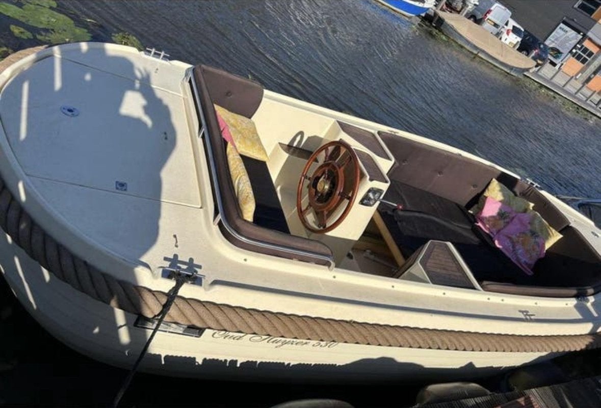 Oudhuijzer 530 sloep met mecury 9.9 en meer!, Watersport en Boten, Sloepen, Consoleboot, 1.00 - 1.50 meter, 5 m, Rondzit