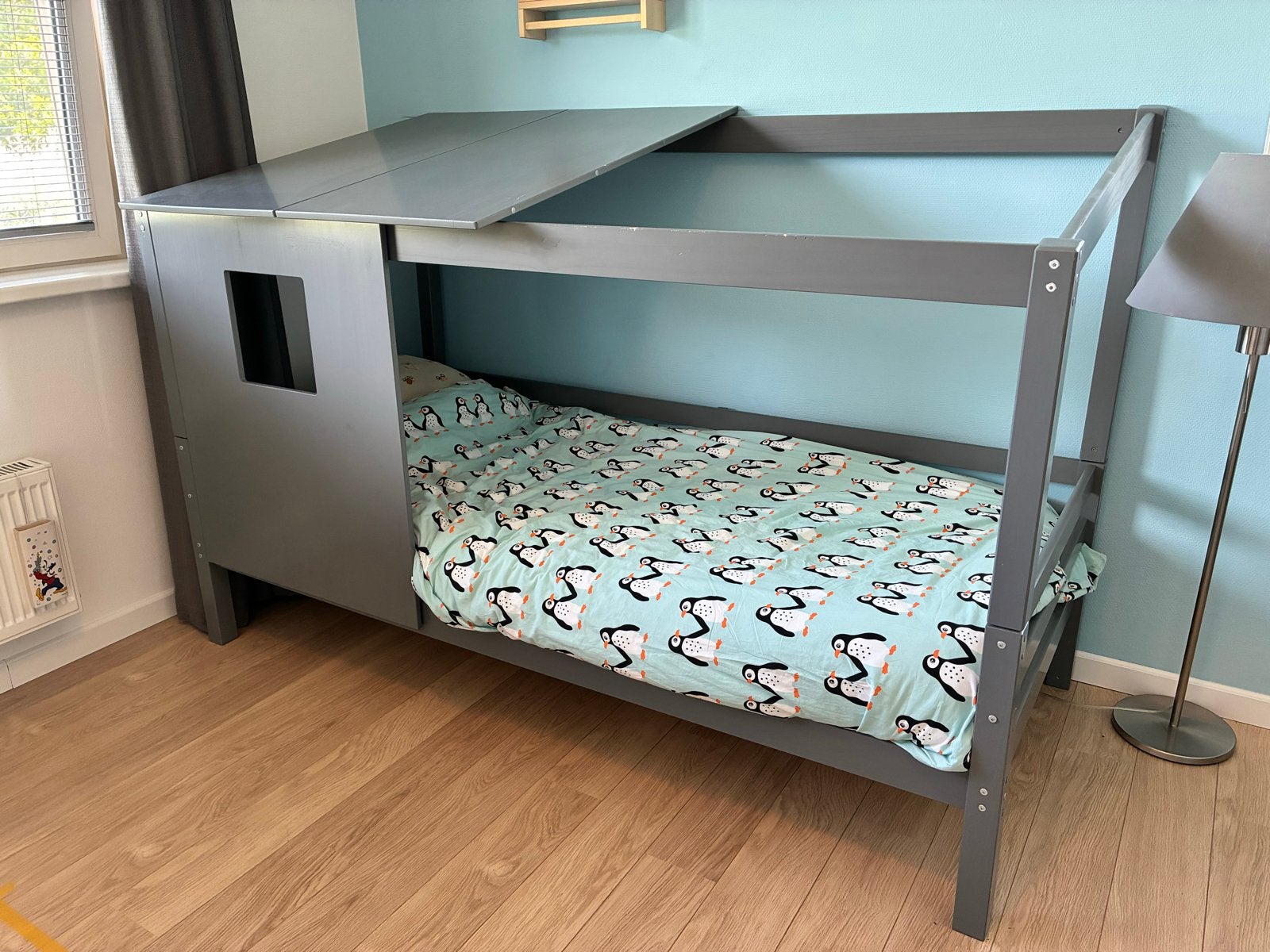 Kinderbed incl Matras (z.g.a.n.), Ophalen, Gebruikt, 70 tot 85 cm, Lattenbodem
