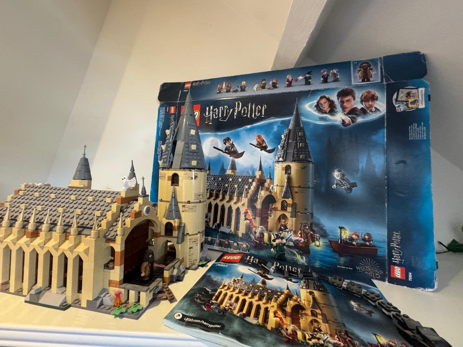 Harry Potter kasteel lego, Ophalen of Verzenden, Zo goed als nieuw, Actiefiguurtje