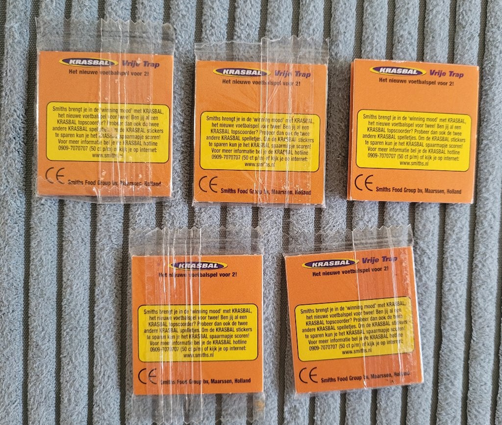Krasbal kaartjes uit EK 2000 Smiths chips + spaarmapje, Ophalen of Verzenden, Time, Overige typen