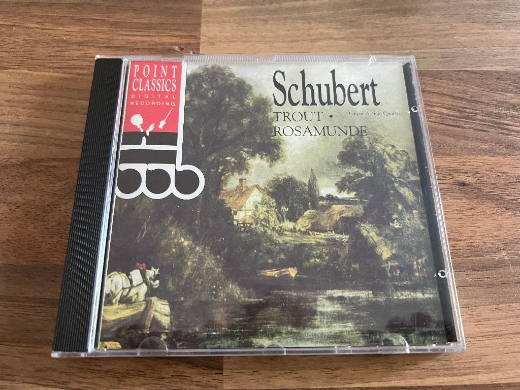 Schubert - Trout Quintet & Rosamunde, Caspar da Salo Quartet, Kamermuziek, Schubert, Inclusief doosje, Ophalen of Verzenden