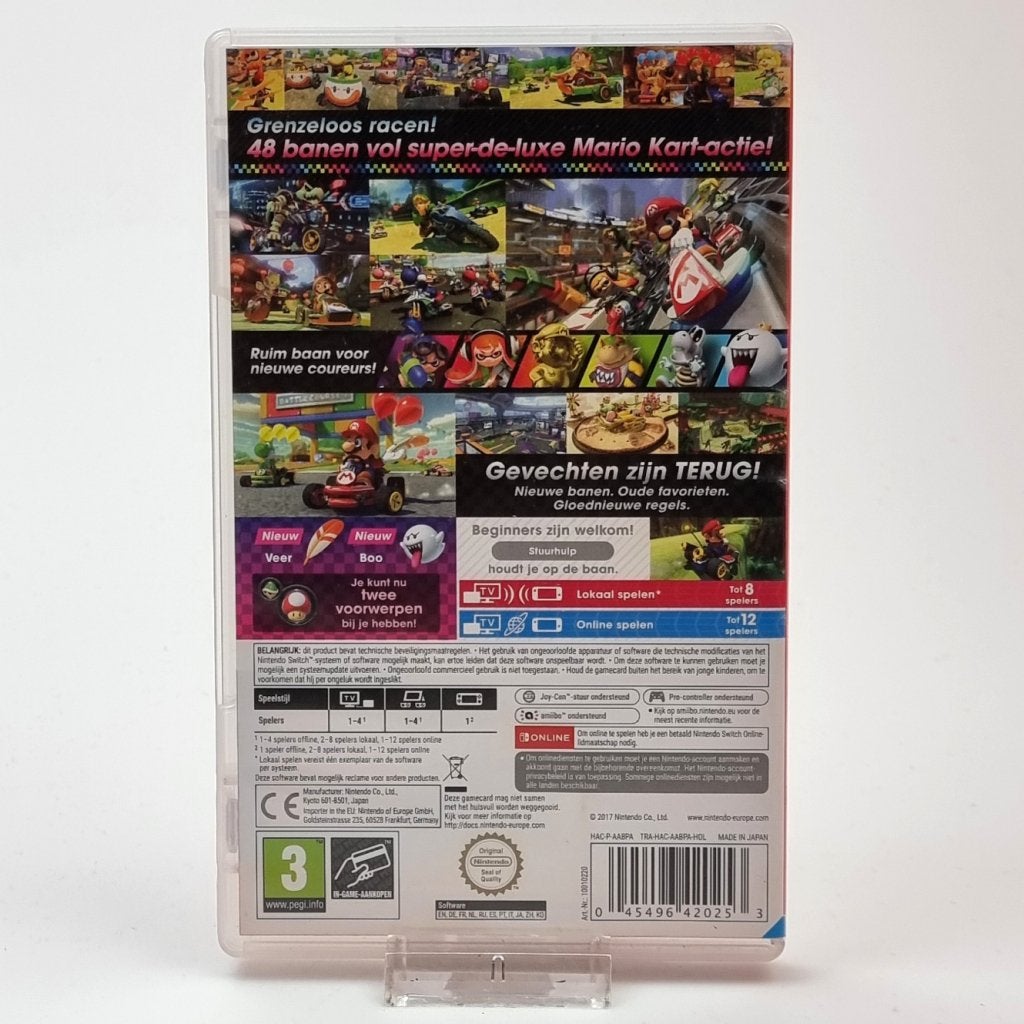 Nintendo Switch Game: Mario Kart 8 Deluxe, Spelcomputers en Games, Nintendo, Zo goed als nieuw, Support@nintendo.com, 11-1 Hokotate-cho, Kamitoba, Minami-ku
Kyoto 601-8501
Japan