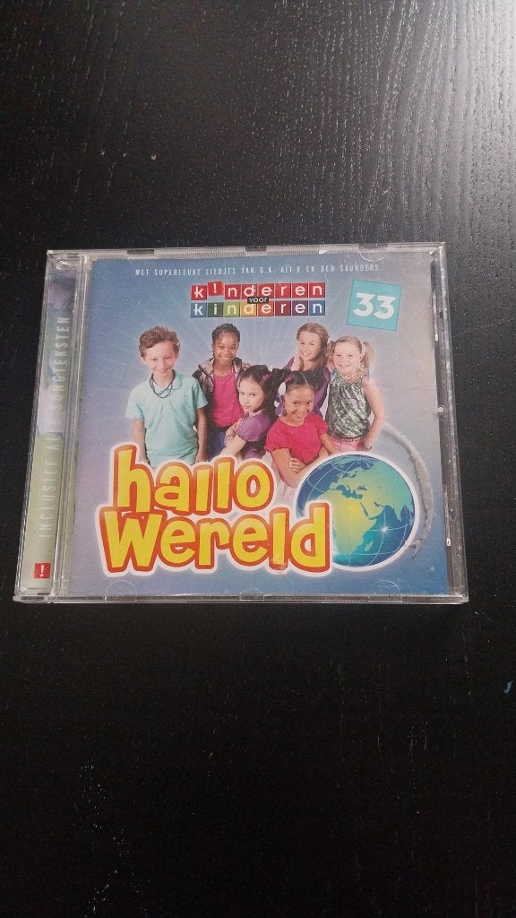 Hallo wereld kinderen voor kinderen cd, Ophalen of Verzenden, Zo goed als nieuw, Muziek, 6 tot 9 jaar