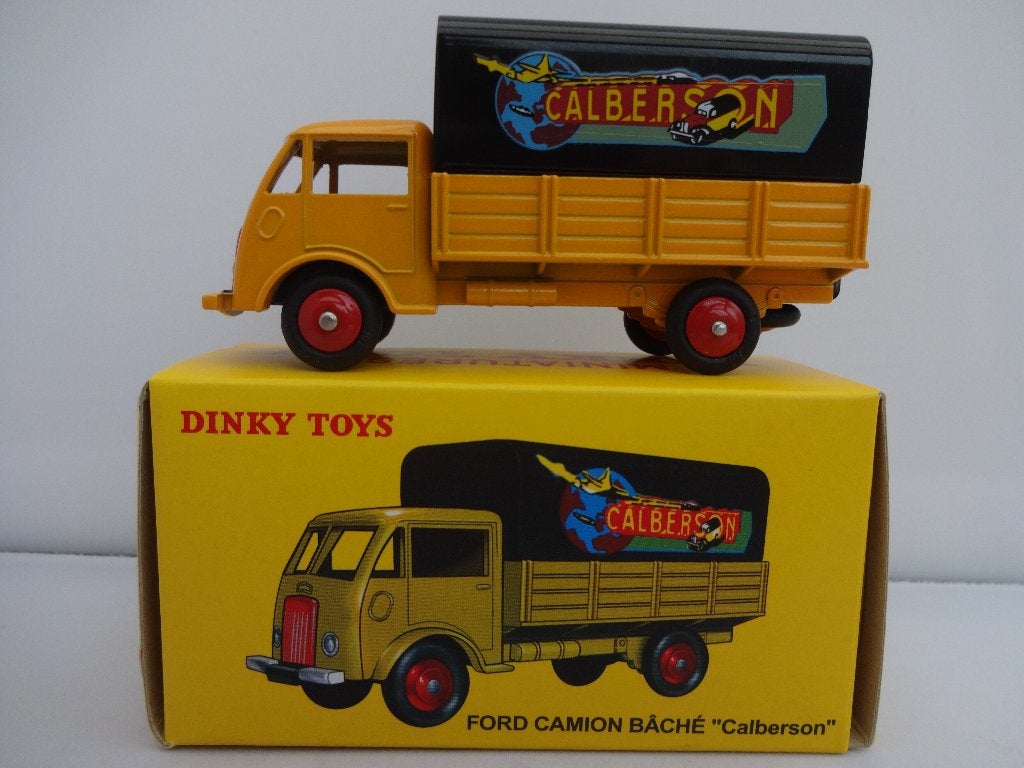 Ford Camion Bâché "Calberson" nr: 25JJ van Dinky Toys 1:58, Ophalen of Verzenden, Nieuw, Bus of Vrachtwagen