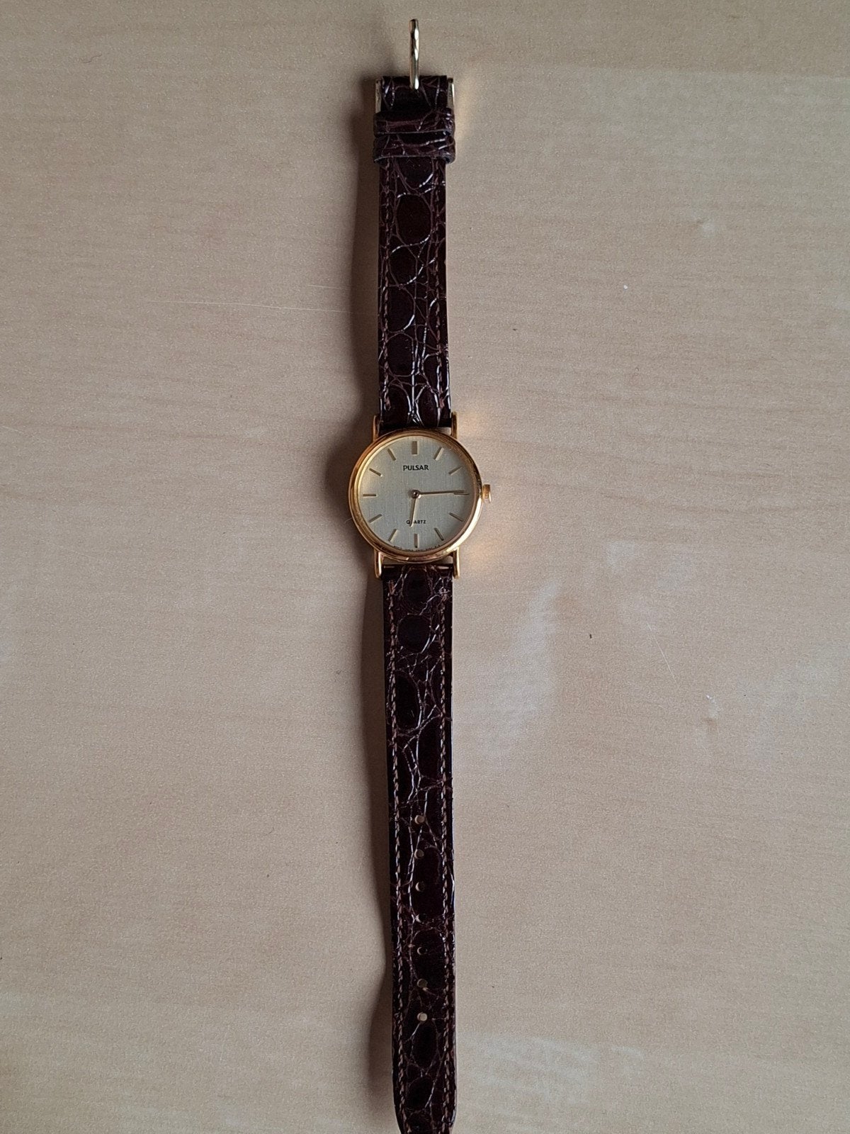 Pulsar quartz dameshorloge, Ophalen of Verzenden, Gebruikt, Staal, Overige merken