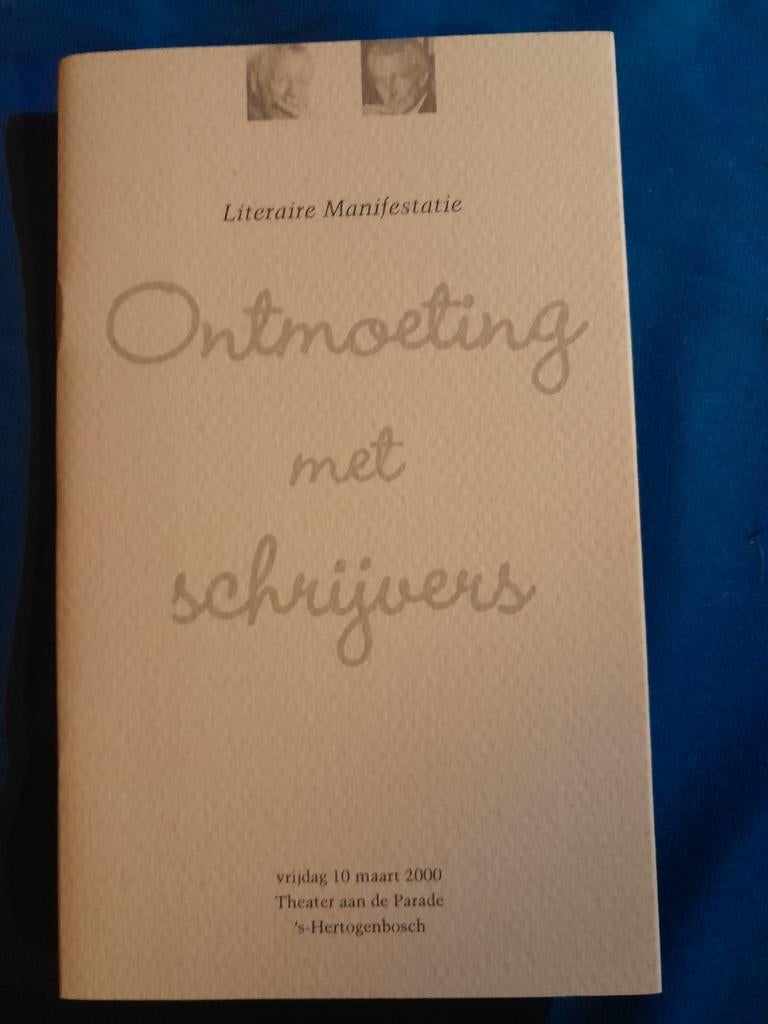 Ontmoeting met schrijvers gesigneerd door Claus en Mulisch, Ophalen of Verzenden