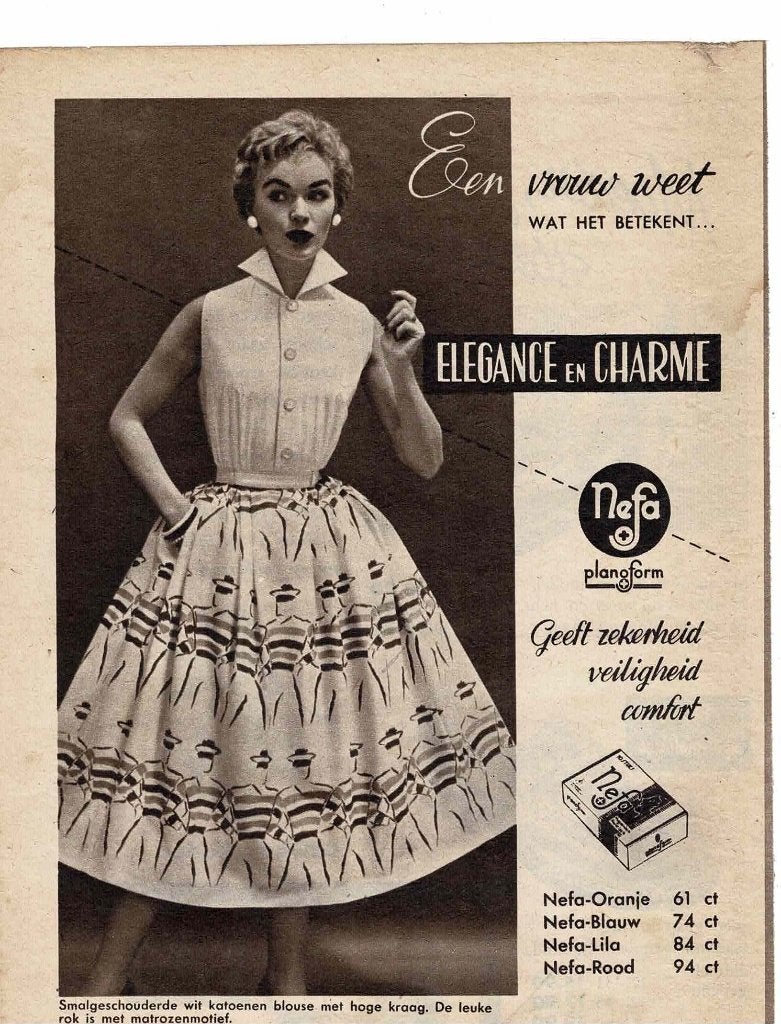 Een vrouw weet wat het betekent NEFA Damesverband 1966, Verzenden, Zo goed als nieuw, Overige typen